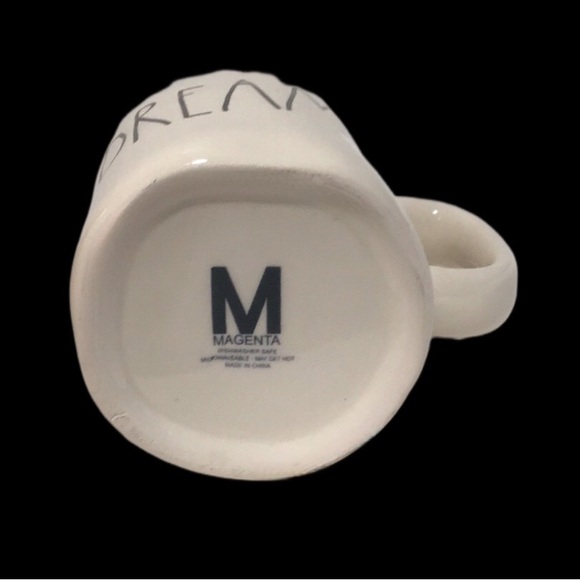 RAE DUNN by MAGENTA “DREAM” Ceramic Coffee Mug, 16 Fluid Ounces, Off-Whiten - Picture 7 of 8